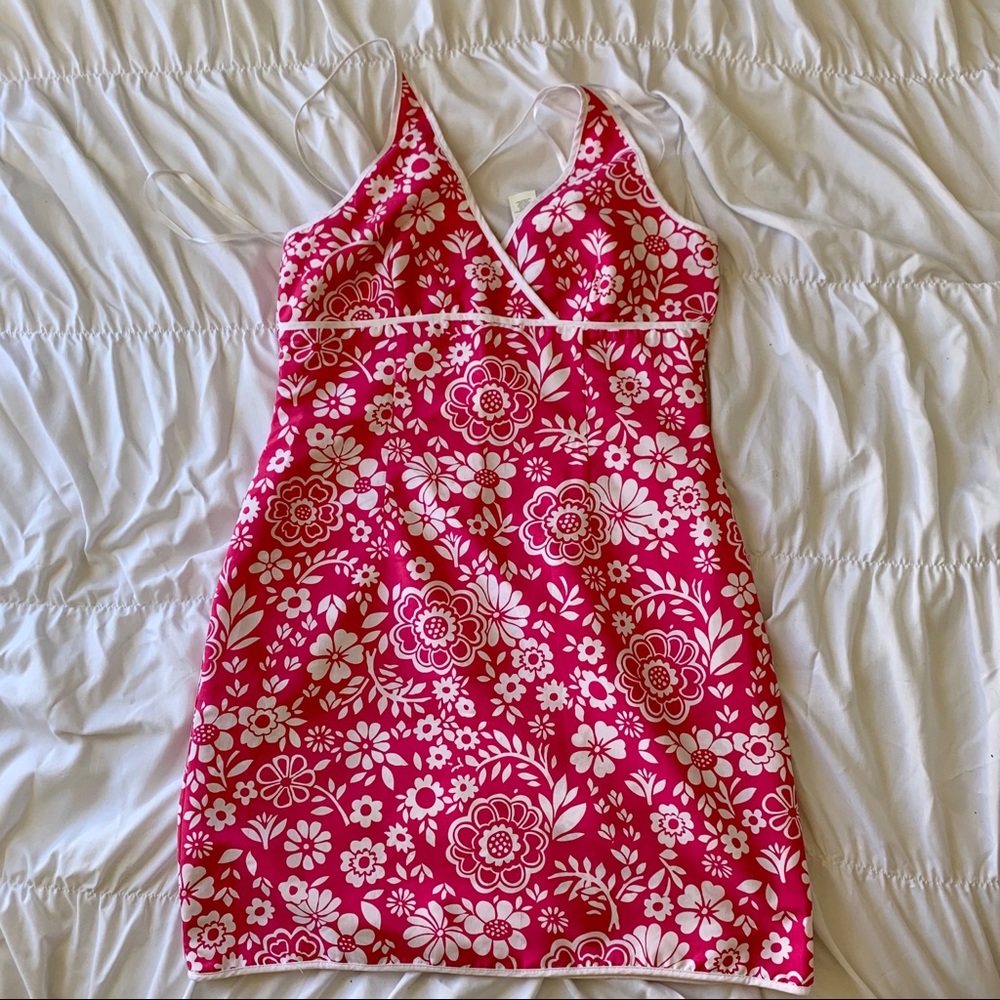 ATY Triangles Pink mini dress